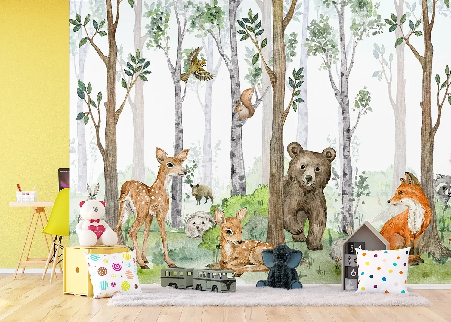 AFT5P_3093_INTERIOR Wall Mural Wild Life, 375 x 270 cm, FT5P 3093