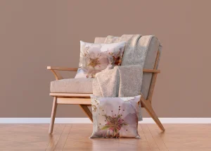 Cushion White Orchid, 45 x 45 cm, CN 3606 - Image 4