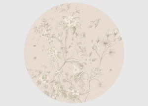 Wall Mural Vintage Florals, 140 x 140 cm, CR 3337 - Image 2