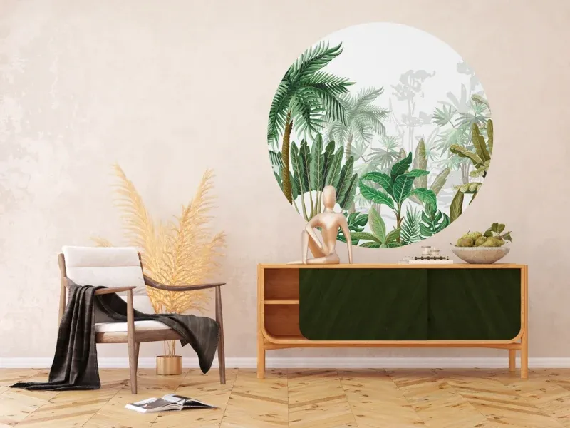 Wall Mural Vector Tropics, 140 x 140 cm, CR 3322 - Image 3