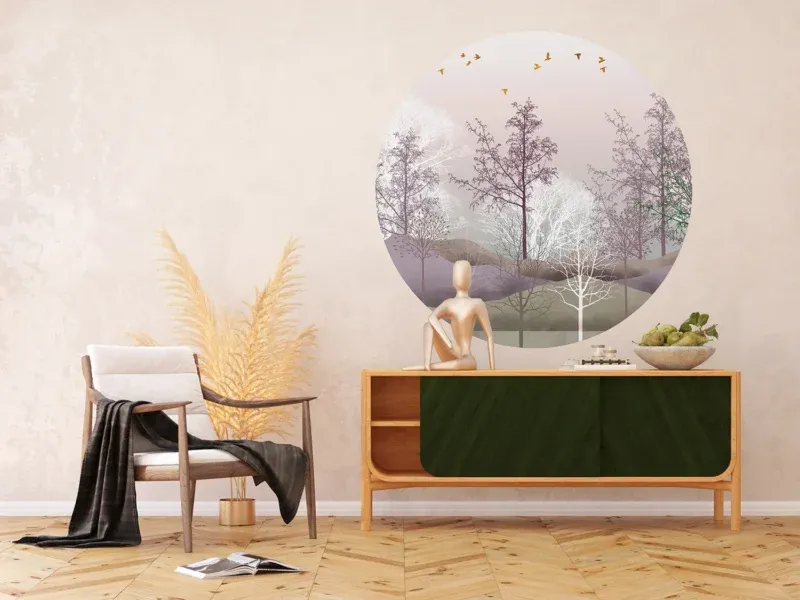Wall Mural Mystical Forest, 140 x 140 cm, CR 3333 - Image 3