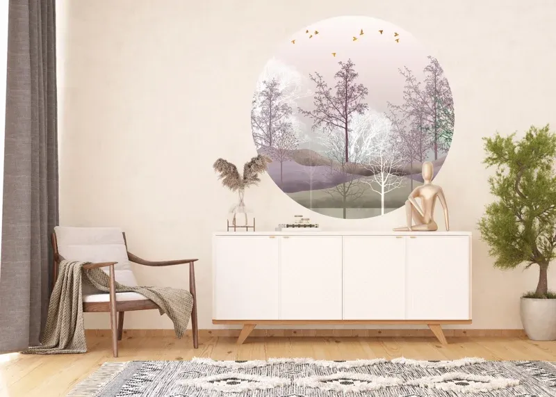 Wall Mural Mystical Forest, 140 x 140 cm, CR 3333 - Image 4