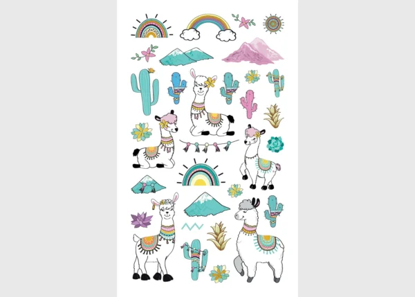 Stickers Desert Animals, 7.5 x 12.3 cm, DKL 350030