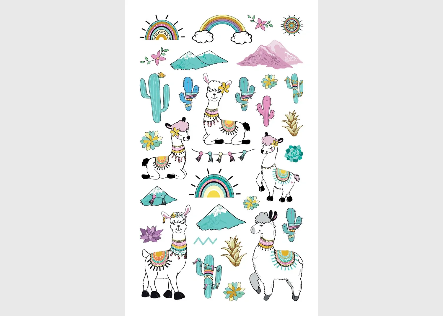 DKL_350030 Stickers Desert Animals, 7.5 x 12.3 cm, DKL 350030