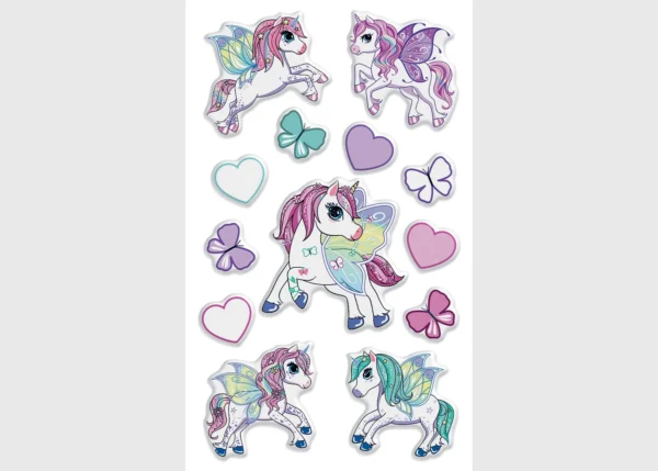 Stickers Magic Unicorn, 7.5 x 12.3 cm, DKL 350048