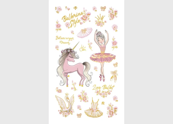 Stickers Balerine, 7.5 x 12.3 cm, DKL 350052