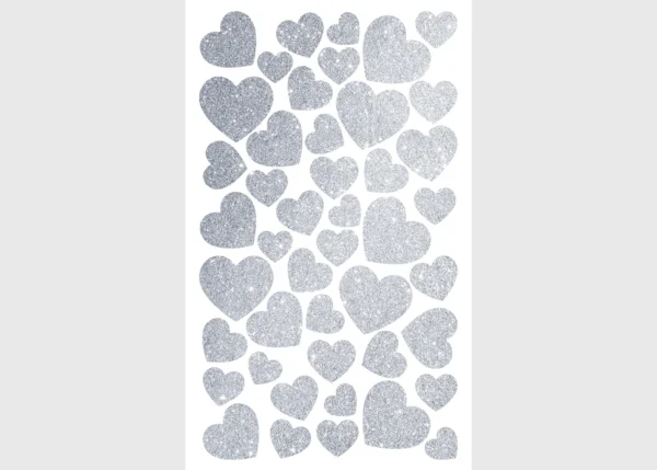 Stickers Hearts, 7.5 x 12.3 cm, DKL 350055