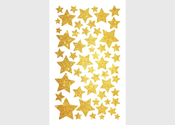 Stickers Stars, 7.5 x 12.3 cm, DKL 350087