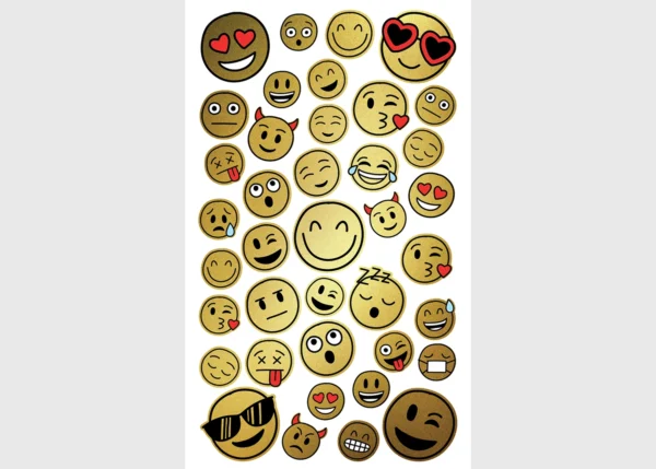 Stickers Smile, 7.5 x 12.3 cm, DKL 350092