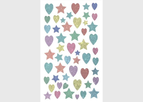 Stickers Hearts, 7.5 x 12.3 cm, DKL 350100