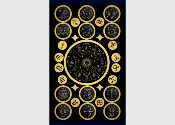 Stickers Zodiac, 7.5 x 12.3 cm, DKL 350117