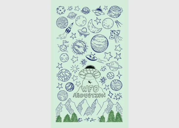 Stickers Cosmos, 7.5 x 12.3 cm, DKL 350125