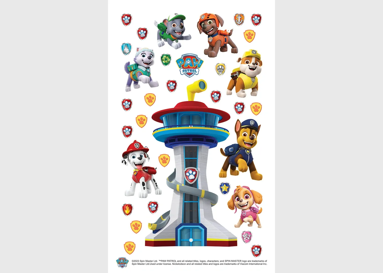 DKL_4614 Stickers Paw Patrol, 7.5 x 12.3 cm, DKL 4614