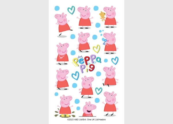 Stickers Peppa Pig, 7.5 x 12.3 cm, DKL 4616