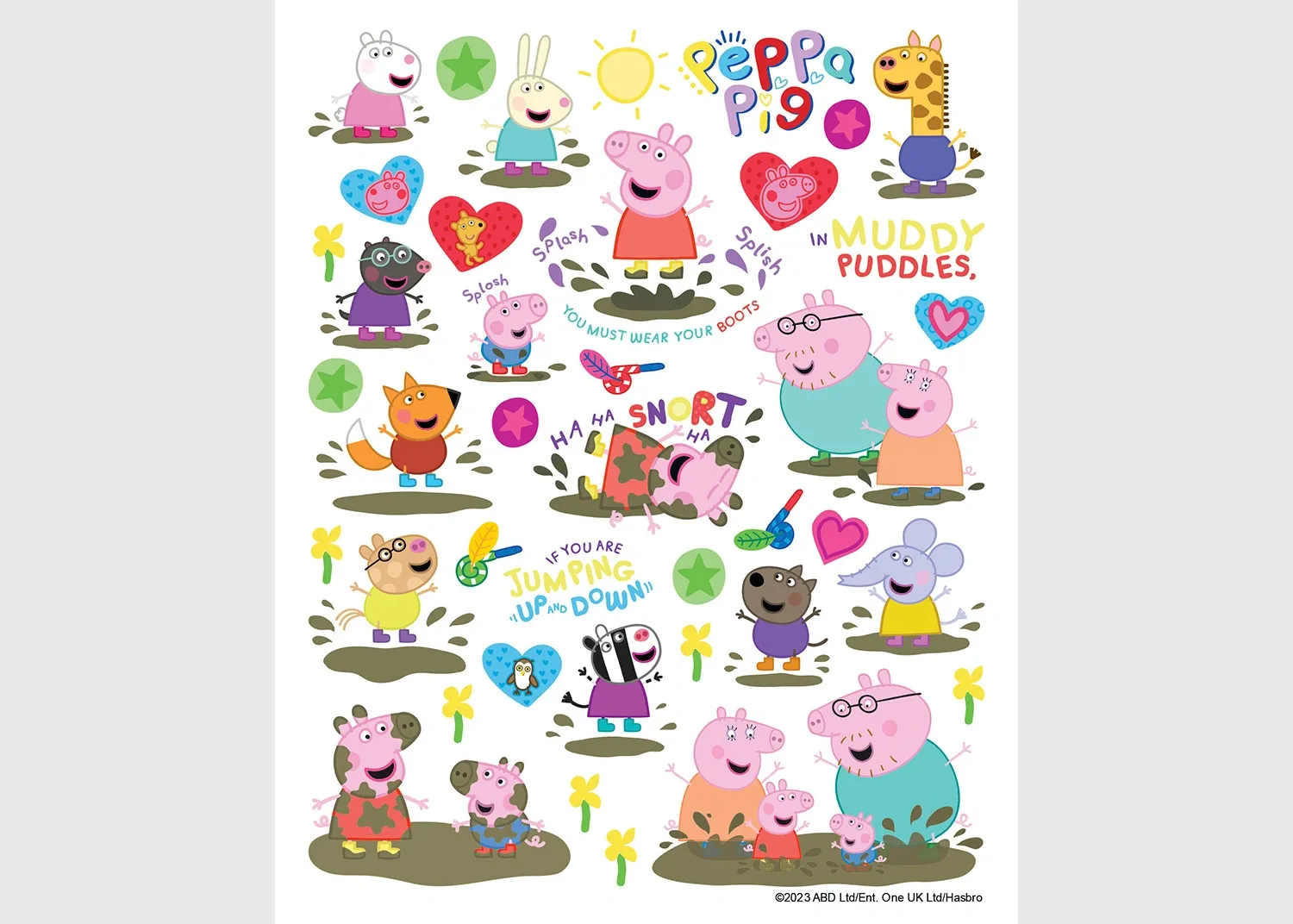 DKL_4618 Stickers Peppa Pig, 7.5 x 12.3 cm, DKL 4618