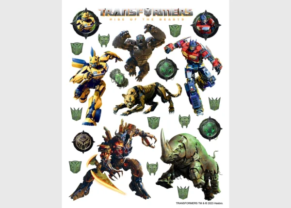 Stickers Transformers, 7.5 x 12.3 cm, DKL 4619