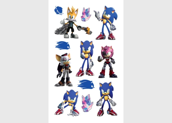 Stickers Sonic, 7.5 x 12.3 cm, DKL 4621