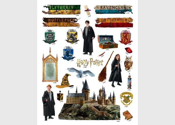 Stickers Harry Potter, 7.5 x 12.3 cm, DKL 4663