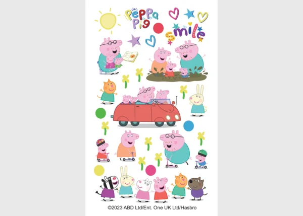 Stickers Peppa Pig, 7.5 x 12.3 cm, DKL 4668