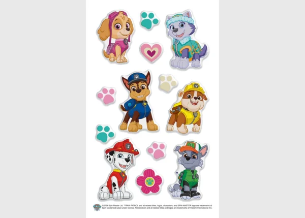 Stickers Paw Patrol, 7.5 x 12.3 cm, DKL 4671