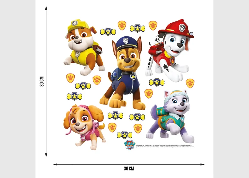 Wall Stickers Paw Patrol, 30 x 30 cm, DKS 3815 - Image 4