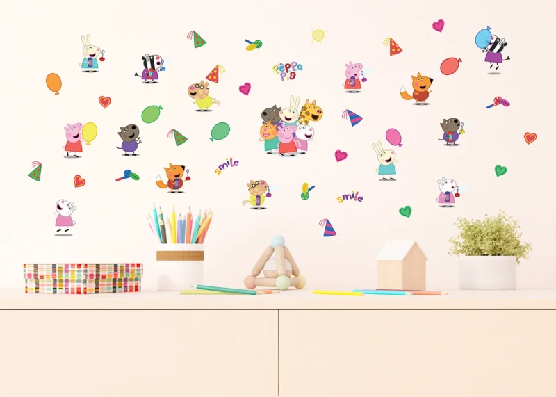 Wall Stickers Peppa Pig All Friends, 30 x 30 cm, DKS 3845 - Image 3