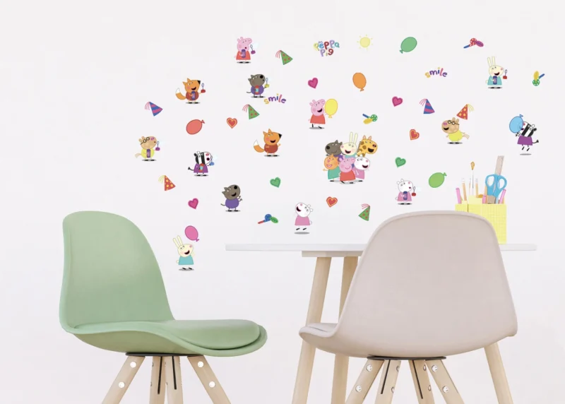 Wall Stickers Peppa Pig All Friends, 30 x 30 cm, DKS 3845 - Image 4