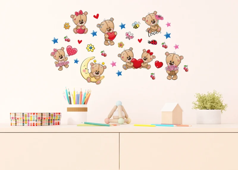Wall Stickers Bears, 30 x 30 cm, DKS 3913 - Image 4