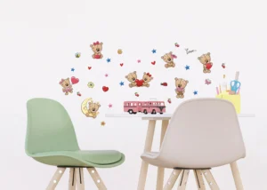 Wall Stickers Bears, 30 x 30 cm, DKS 3913 - Image 3