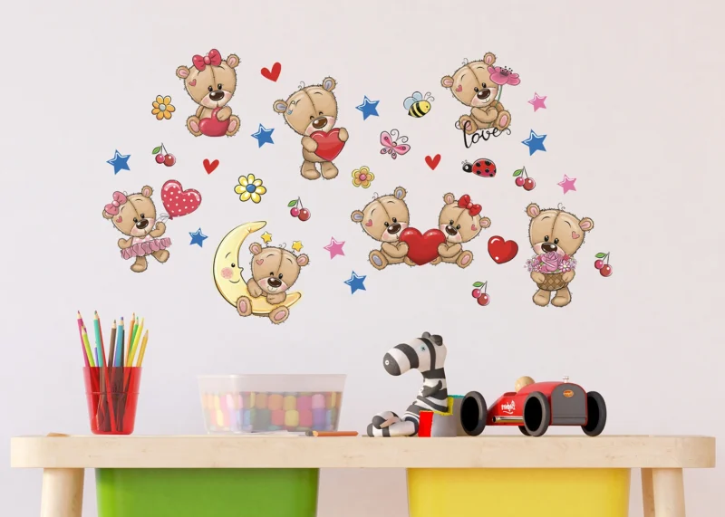 Wall Stickers Bears, 30 x 30 cm, DKS 3913 - Image 2