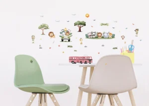Wall Stickers Safari, 30 x 30 cm, DKS 3917 - Image 4