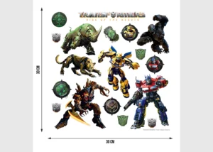 Wall Stickers Transformers, 30 x 30 cm, DKS 3919 - Image 5