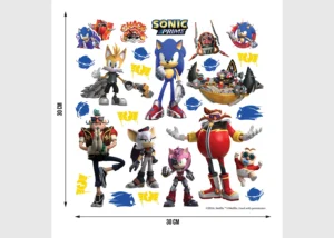 Wall Stickers Sonic, 30 x 30 cm, DKS 3931 - Image 6