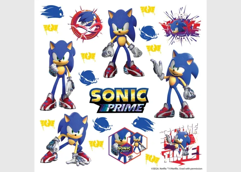 Wall Stickers Sonic, 30 x 30 cm, DKS 3933 - Image 1