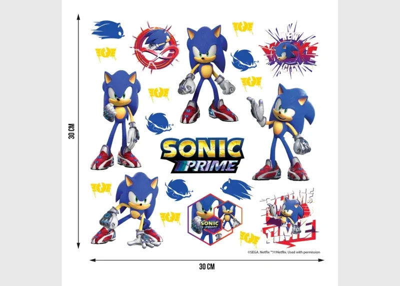 Wall Stickers Sonic, 30 x 30 cm, DKS 3933 - Image 6
