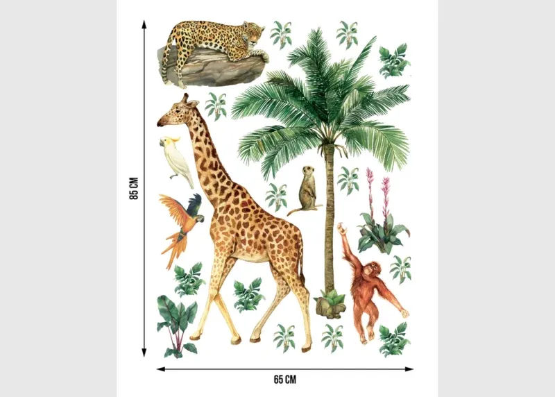 Wall Stickers Jungle 2, 65 x 85 cm, DK 2329 - Image 4