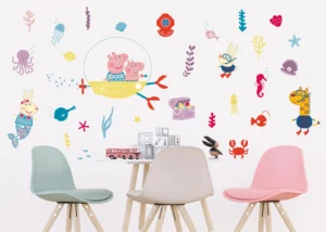 Wall Stickers Peppa Pig Sea, 65 x 85 cm, DK 2343 - Image 3