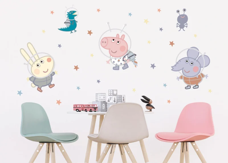 Wall Stickers Peppa Pig in Space, 65 x 85 cm, DK 2345 - Image 3