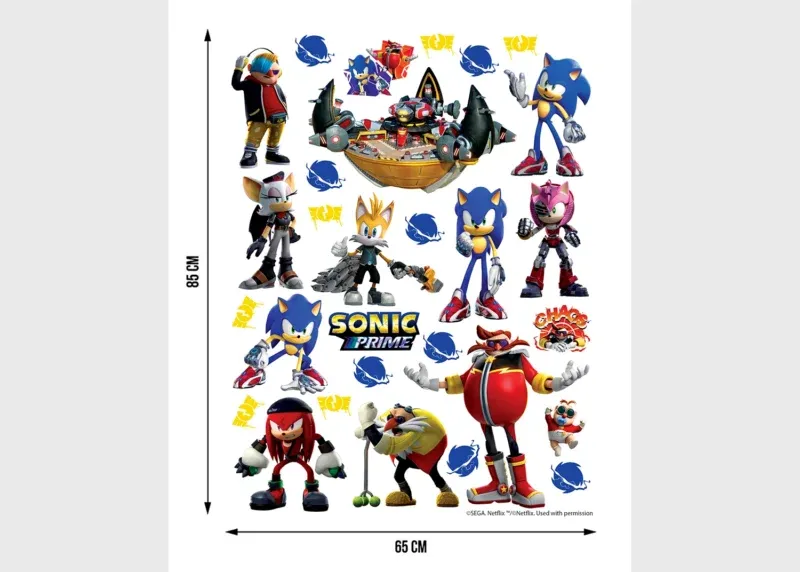 Wall Stickers Sonic, 65 x 85 cm, DK 2367 - Image 7