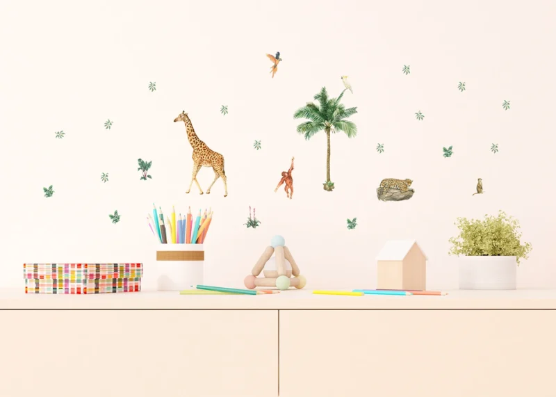 Wall Stickers Jungle 2, 30 x 30 cm, DKS 3819 - Image 3