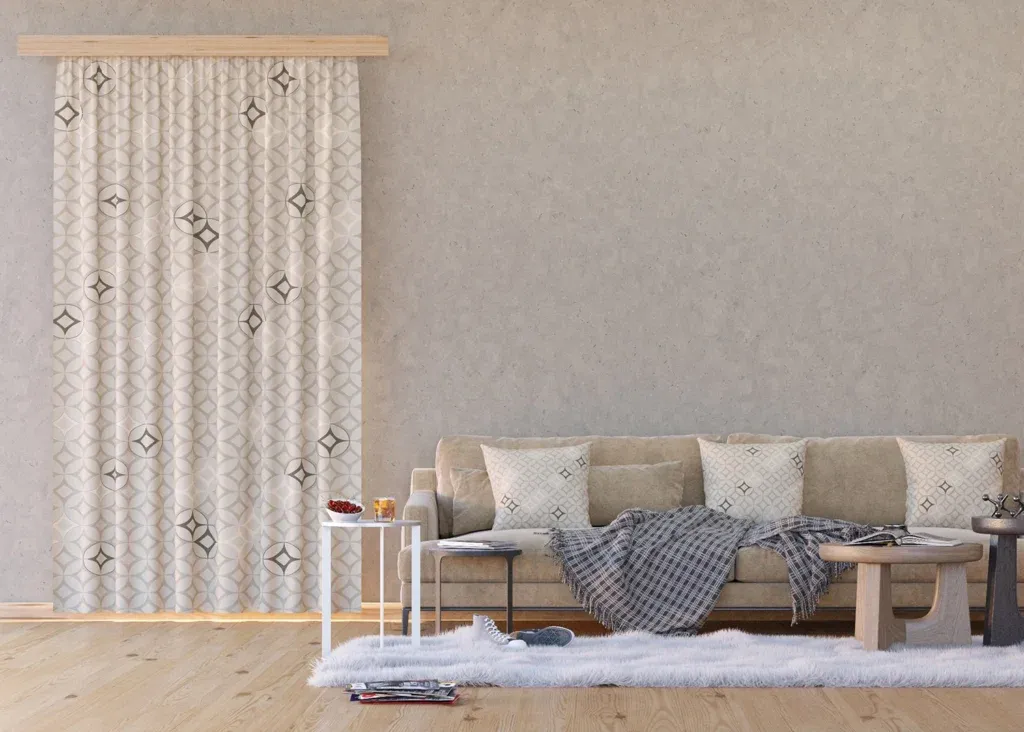 Curtain Abstraction on Brown, 140 x 245 cm, FCPL 6593