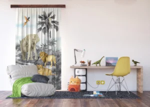 Curtain Jungle, 140 x 245 cm, FCSL 7177 - Image 2