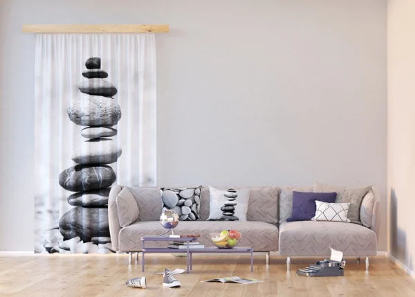 Curtain Beach Stones, 140 x 245 cm, FCSL 7504
