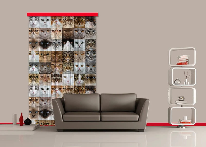 Curtain Cats, 140 x 245 cm, FCSL 7567 - Image 4