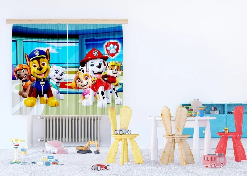 Curtain Paw Patrol Station, 180 x 160 cm, FCSXL 4388