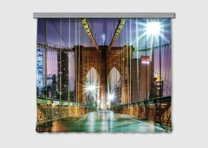Curtain Manhattan Bridge at Dusk, 180 x 160 cm, FCSXL 4817 - Image 3