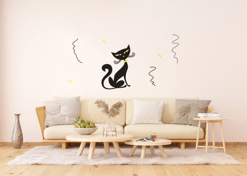 Wall Stickers Cat, 65 x 85 cm, FL 0415 - Image 3
