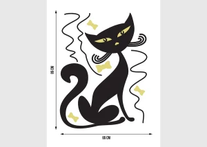 Wall Stickers Cat, 65 x 85 cm, FL 0415 - Image 5