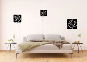 Wall Stickers Roses in the Frame, 65 x 85 cm, FL 0478 - Image 2