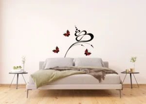 Wall Stickers Abstraction with Butterflies, 65 x 85 cm, FL 0480 - Image 3